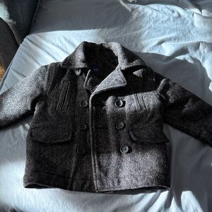 GAP Kids Charcoal Pea Coat